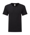 T-shirt Heren V Hals Iconic FOTL 61-442-0 Black
